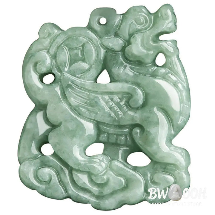 Buddha Stones Jade PiXiu Wealth Luck String Necklace Pendant - BWOOOH - Jade PiXiu - Necklaces &amp; Pendants