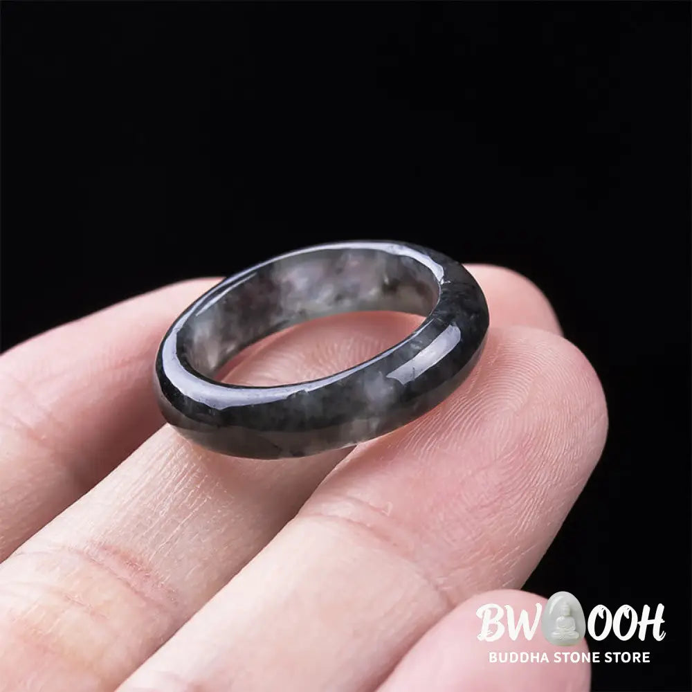 Buddha Stones Jade Prosperity Luck Abundance Ring - Ring
