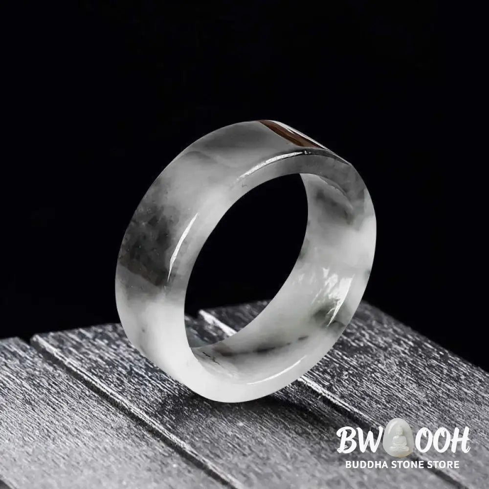 Buddha Stones Jade Prosperity Luck Ring - Ring