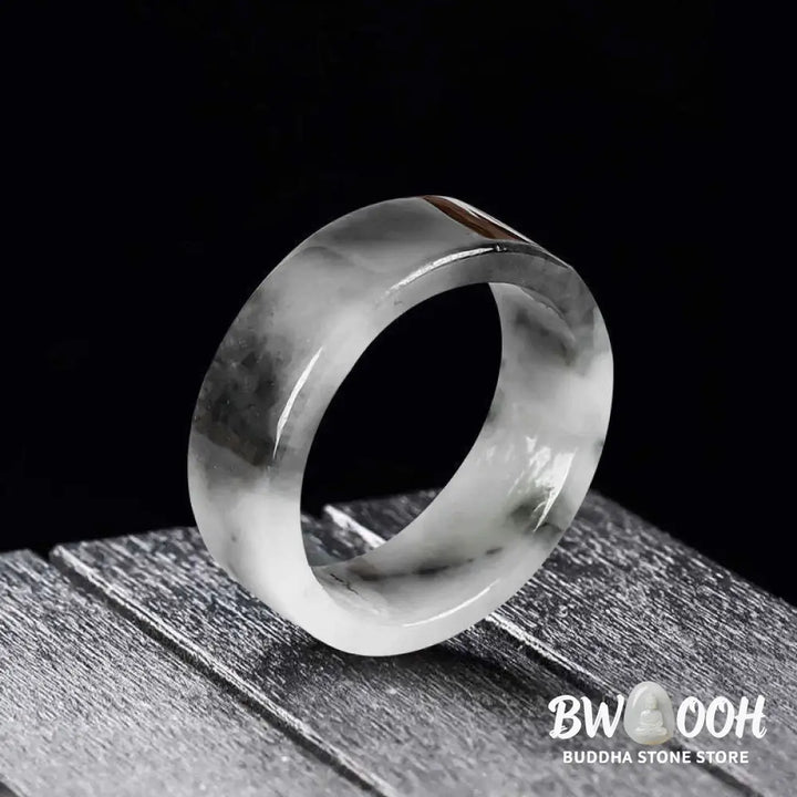 Buddha Stones Jade Prosperity Luck Ring - Ring