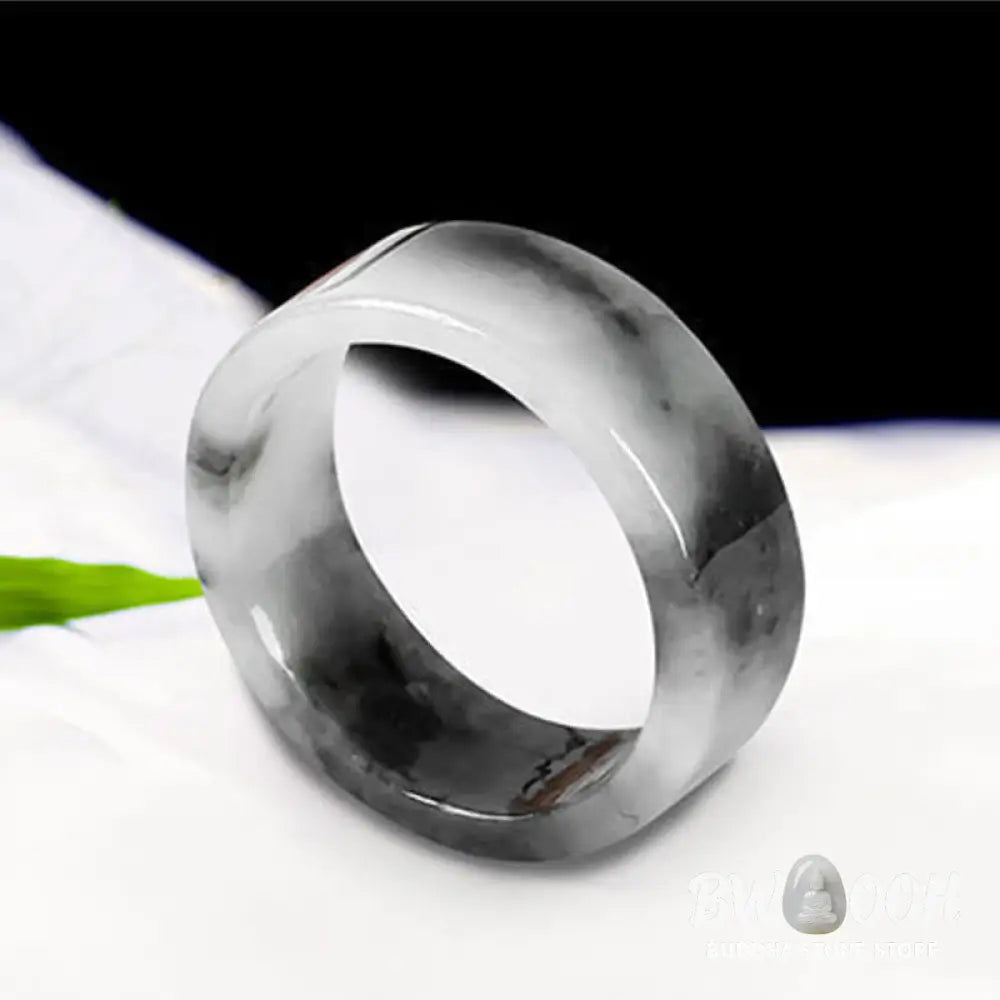 Buddha Stones Jade Prosperity Luck Ring - Ring