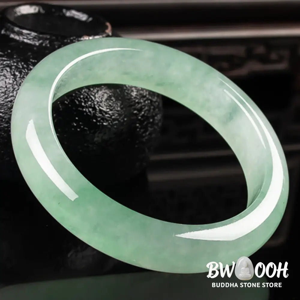 Buddha Stones Jade Protection Healing Bangle Bracelet - BWOOOH - Bracelet