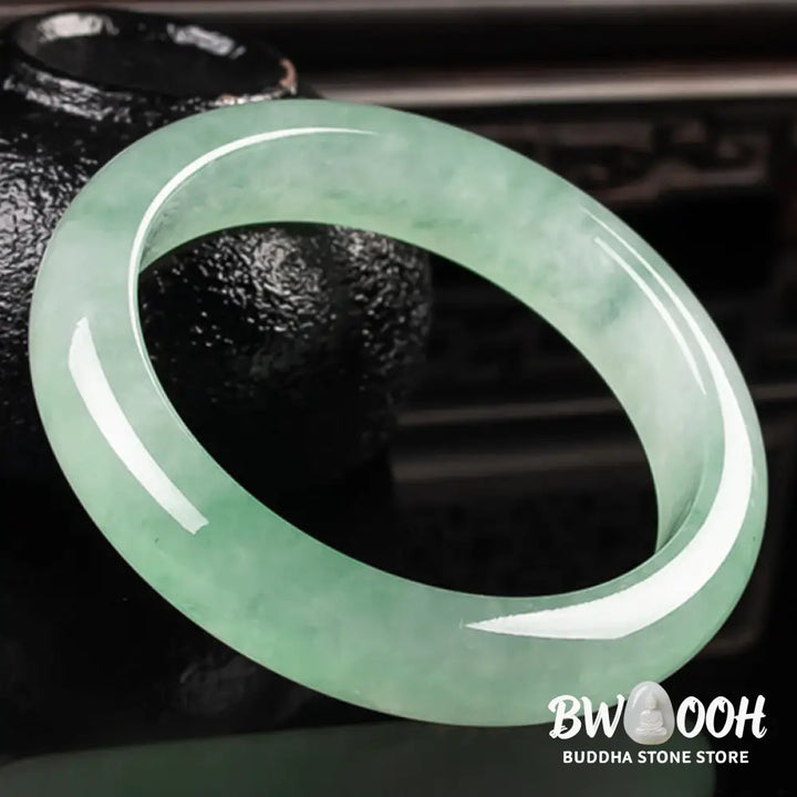 Buddha Stones Jade Protection Healing Bangle Bracelet - BWOOOH - Bracelet