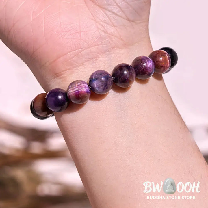 Buddha Stones Keep Calm Purple Series Healing Love Bracelet - BWOOOH - Bracelet