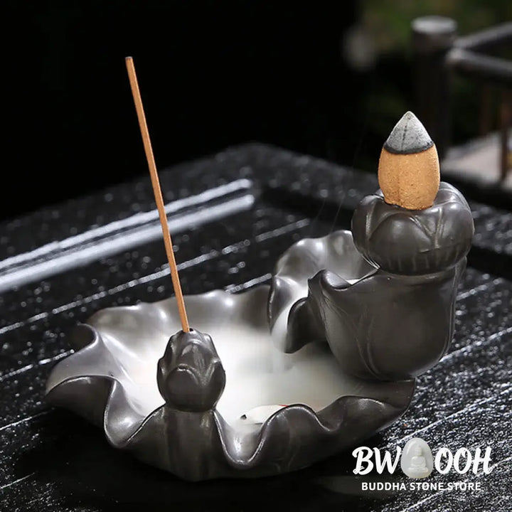 BWOOOH Koi Fish Lucky Incense Burner Decoration - Koi Fish - Incense Burner
