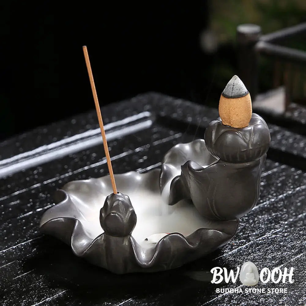 BWOOOH Koi Fish Lucky Incense Burner Decoration - Koi Fish - Incense Burner