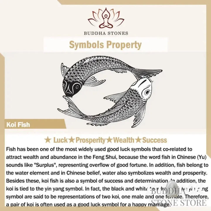 BWOOOH handcrafted copper-plated gold Koi Fish Peace Buckle necklace pendant with rope and cinnabar accents, symbolizing wealth, luck, and spiritual tranquility. A detailed 4.1x2.9cm amulet for prosperity. - View 11