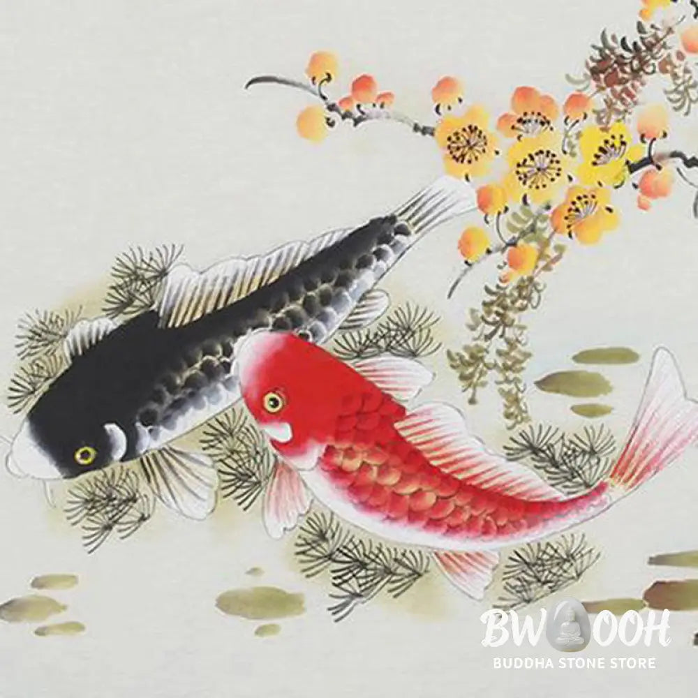 Buddha Stones Koi Fish Twisted Design Luck Wealth Cuff Bracelet Bangle - Koi Fish(Luck♥Prosperity) - Bracelet Bangle