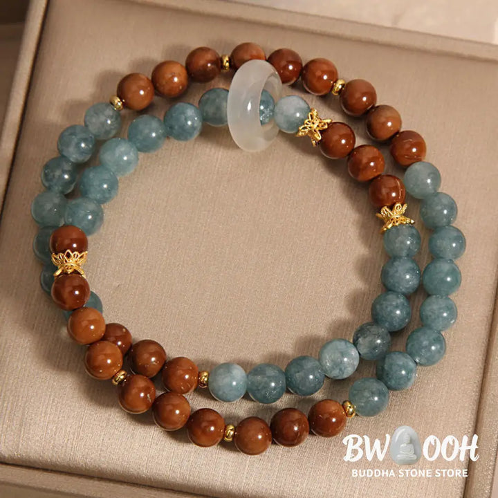 Buddha Stones Kuka Seed Jade Wealth Luck Bracelet - BWOOOH - Kuka Seed Jade (Wrist Circumference: 15-19cm) - Bracelet