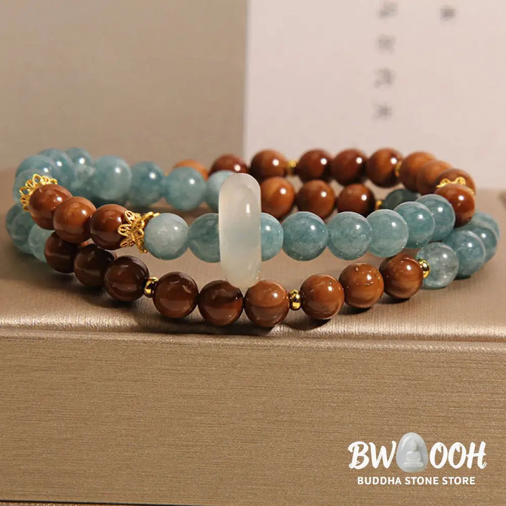 Buddha Stones Kuka Seed Jade Wealth Luck Bracelet - BWOOOH - Kuka Seed Jade (Wrist Circumference: 15-19cm) - Bracelet