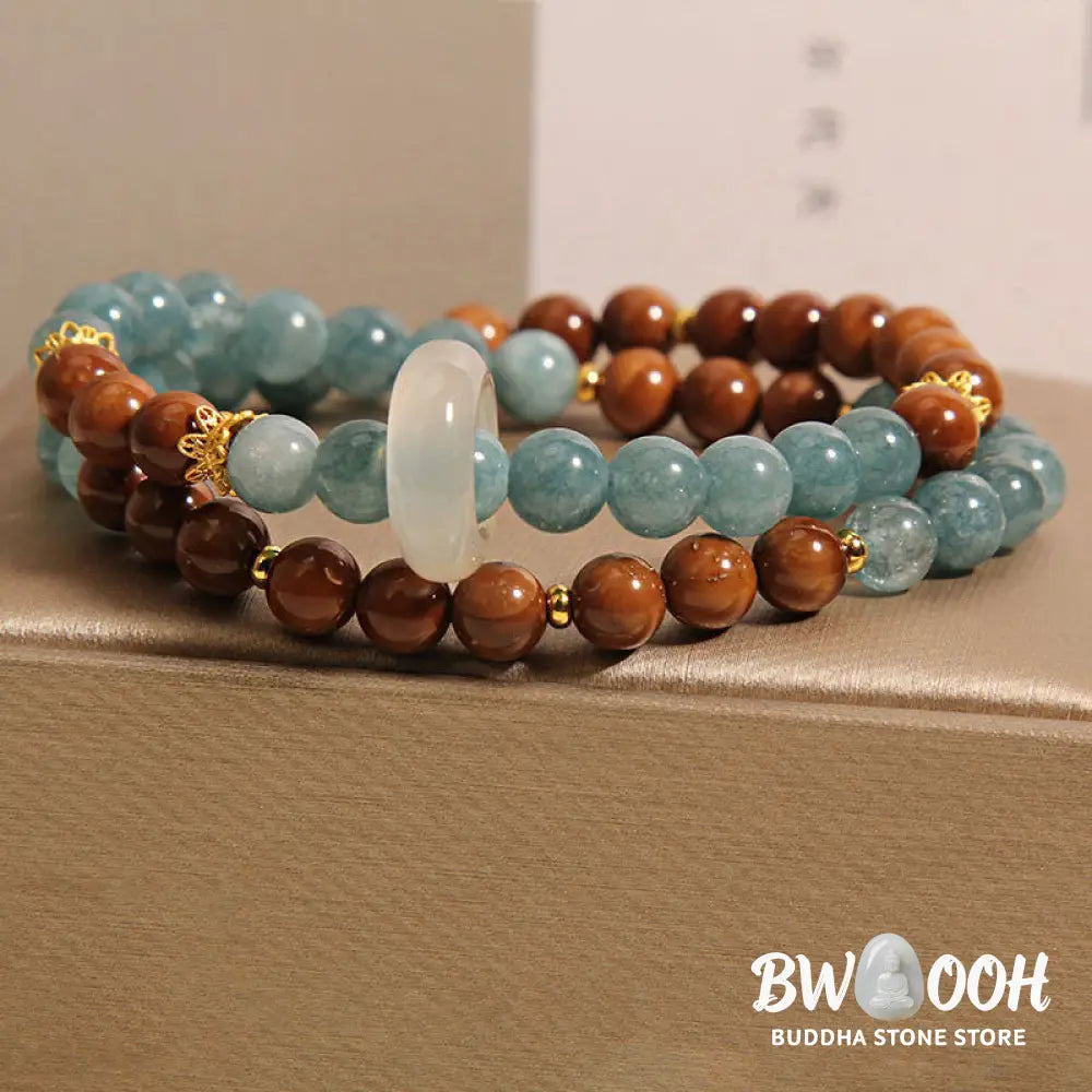Buddha Stones Kuka Seed Jade Wealth Luck Bracelet - BWOOOH - Kuka Seed Jade (Wrist Circumference: 15-19cm) - Bracelet
