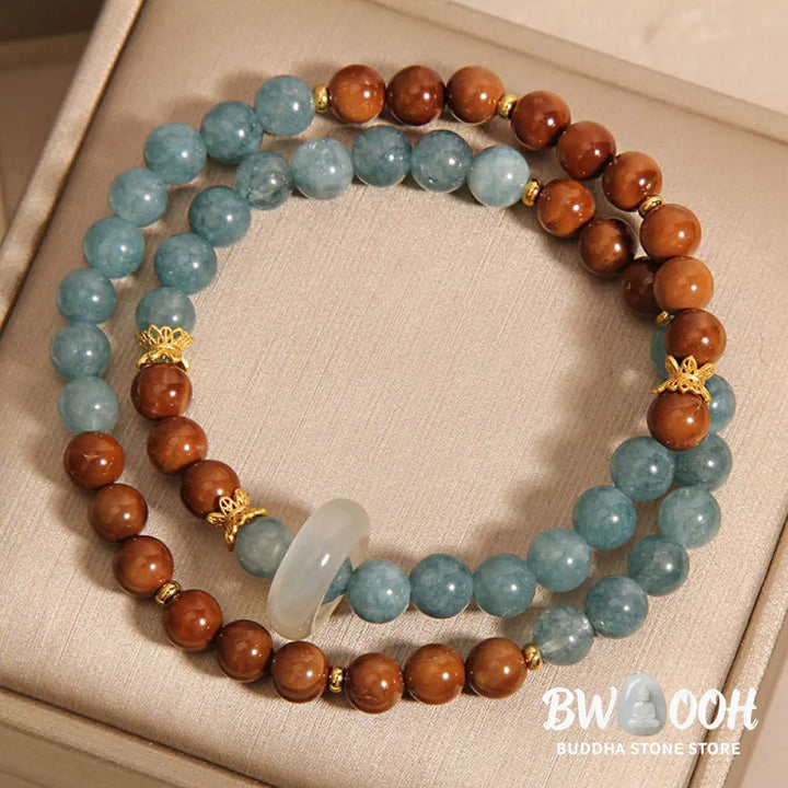 Buddha Stones Kuka Seed Jade Wealth Luck Bracelet - BWOOOH - Kuka Seed Jade (Wrist Circumference: 15-19cm) - Bracelet