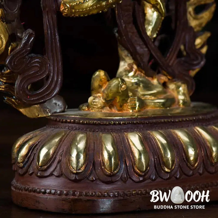 BWOOOH copper Buddha statue - Kurukulla Buddha Figurine Serenity 
