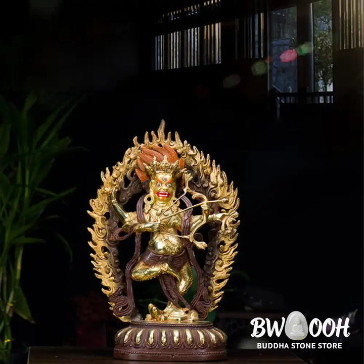 BWOOOH copper Buddha statue - Kurukulla Buddha Figurine Serenity 