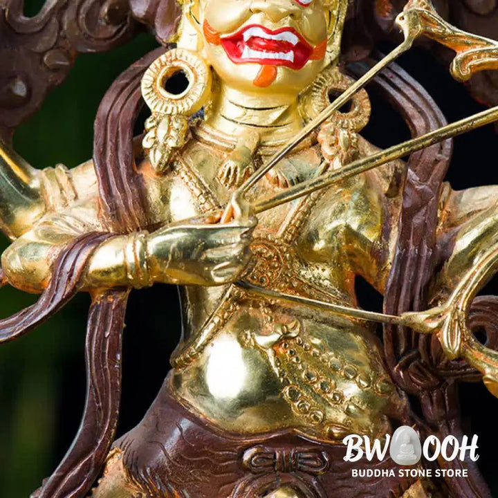 BWOOOH copper Buddha statue - Kurukulla Buddha Figurine Serenity 