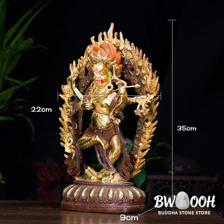BWOOOH copper Buddha statue - Kurukulla Buddha Figurine Serenity 