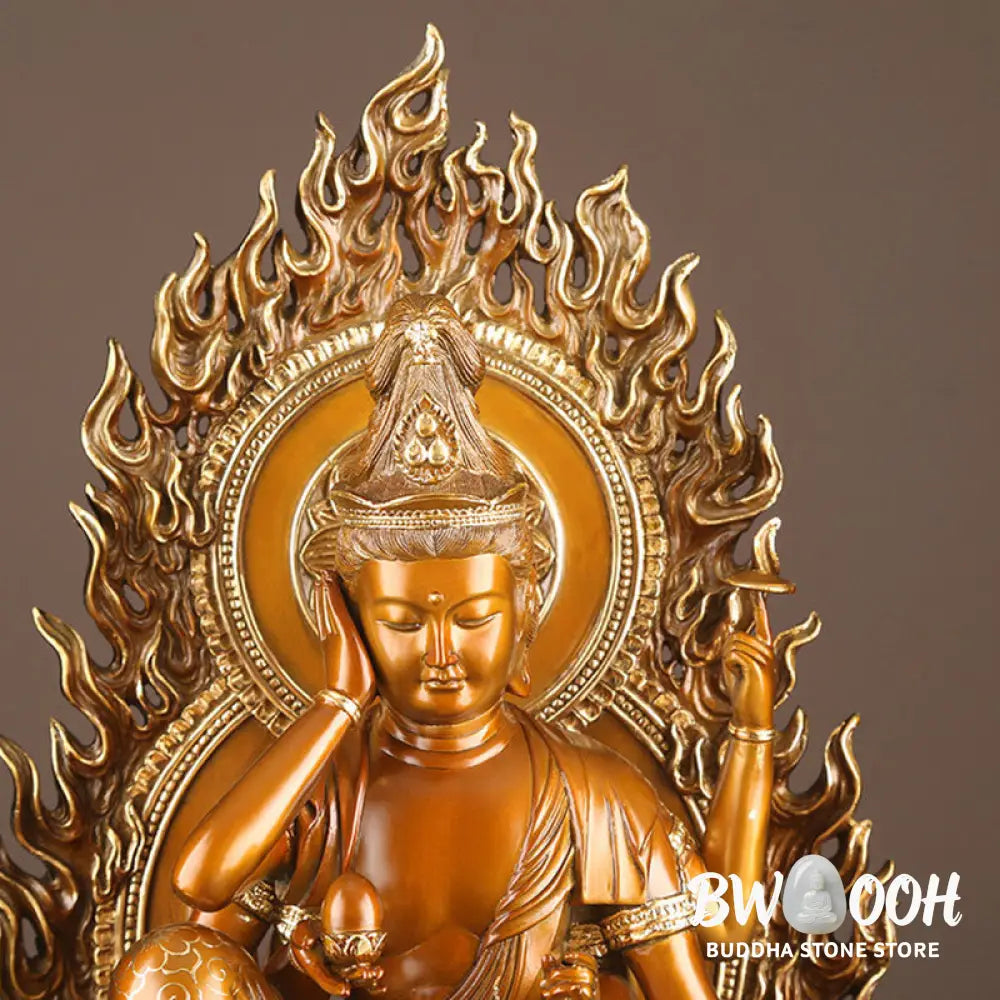 BWOOOH copper Kwan Yin statue - Kwan Yin Avalokitesvara Success Bra