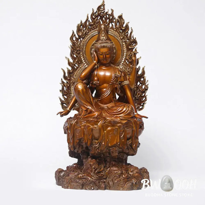 BWOOOH copper Kwan Yin statue - Kwan Yin Avalokitesvara Success Bra