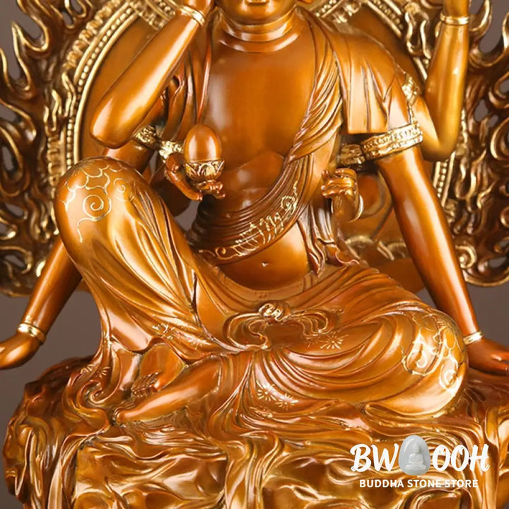 BWOOOH copper Kwan Yin statue - Kwan Yin Avalokitesvara Success Bra