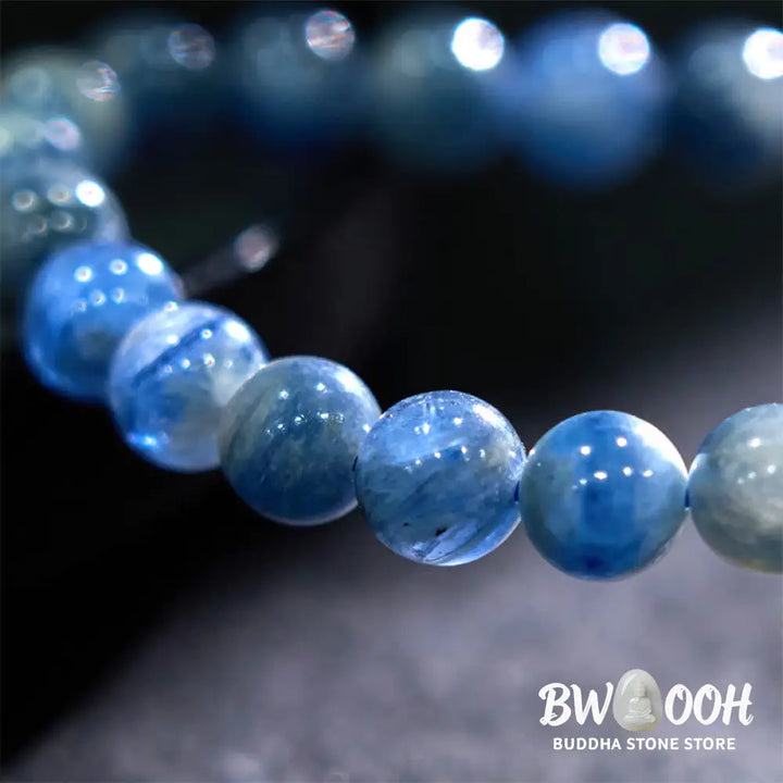 Buddha Stones Kyanite Healing Bracelet - BWOOOH - Kyanite(Wrist Circumference: 14-16cm) - Bracelet