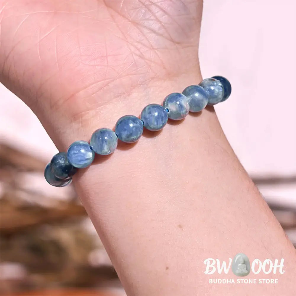 Buddha Stones Kyanite Healing Bracelet - BWOOOH - Kyanite(Wrist Circumference: 14-16cm) - Bracelet
