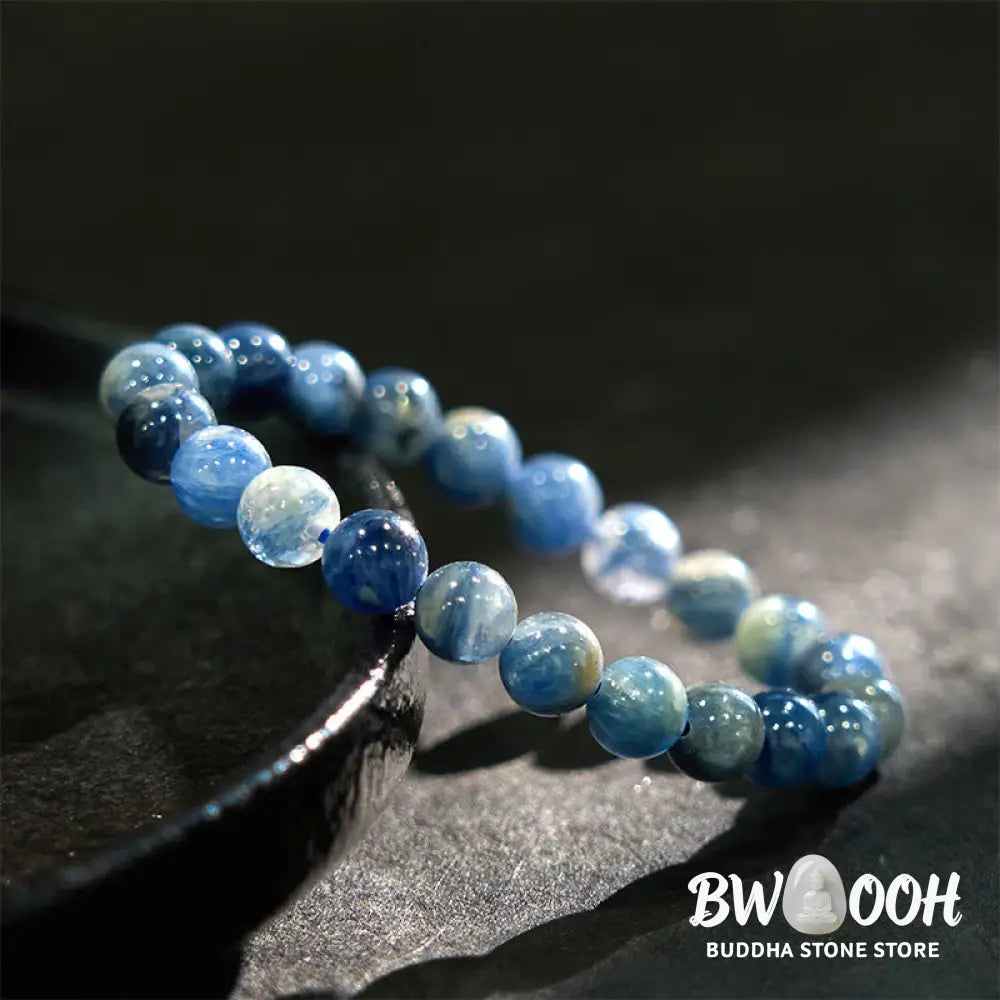Buddha Stones Kyanite Healing Bracelet - BWOOOH - Kyanite(Wrist Circumference: 14-16cm) - Bracelet
