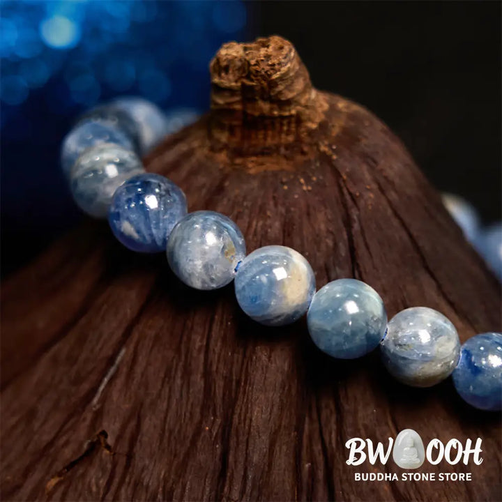 Buddha Stones Kyanite Healing Bracelet - BWOOOH - Kyanite(Wrist Circumference: 14-16cm) - Bracelet