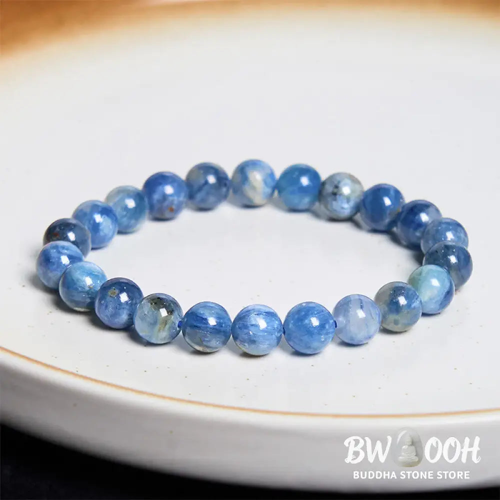 Buddha Stones Kyanite Healing Bracelet - BWOOOH - Kyanite(Wrist Circumference: 14-16cm) - Bracelet