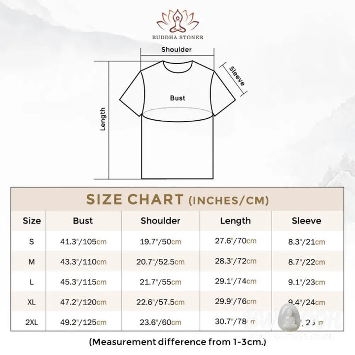 Buddha Stones Lantern Bamboo Leaves Snake Design Cotton Tee T-shirt - T-Shirts
