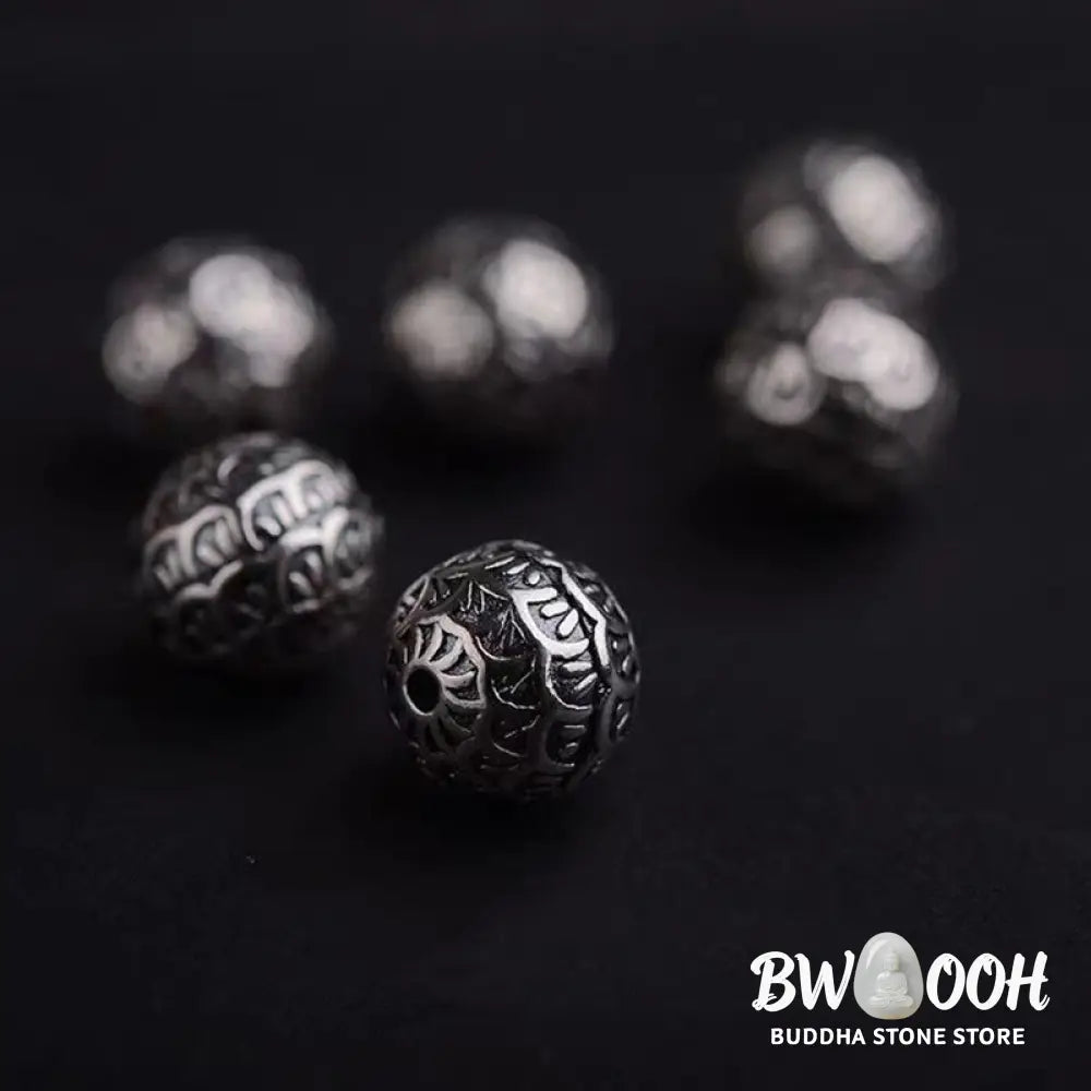 Buddha Stones Lava Rock Fish Scales Bead Healing Bracelet - BWOOOH - Bracelet