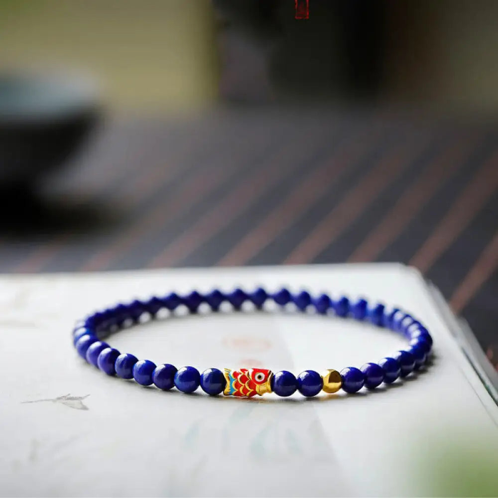 BWOOOH Lazurite Koi Fish Positive Bracelet - BWOOOH - Lazurite(Wrist Circumference: 14-16cm) - Bracelet