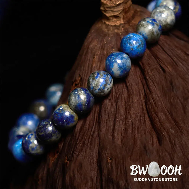 Buddha Stones Lazurite Positive Balance Bracelet - BWOOOH - Lazurite(Wrist Circumference: 14-16cm) - Bracelet