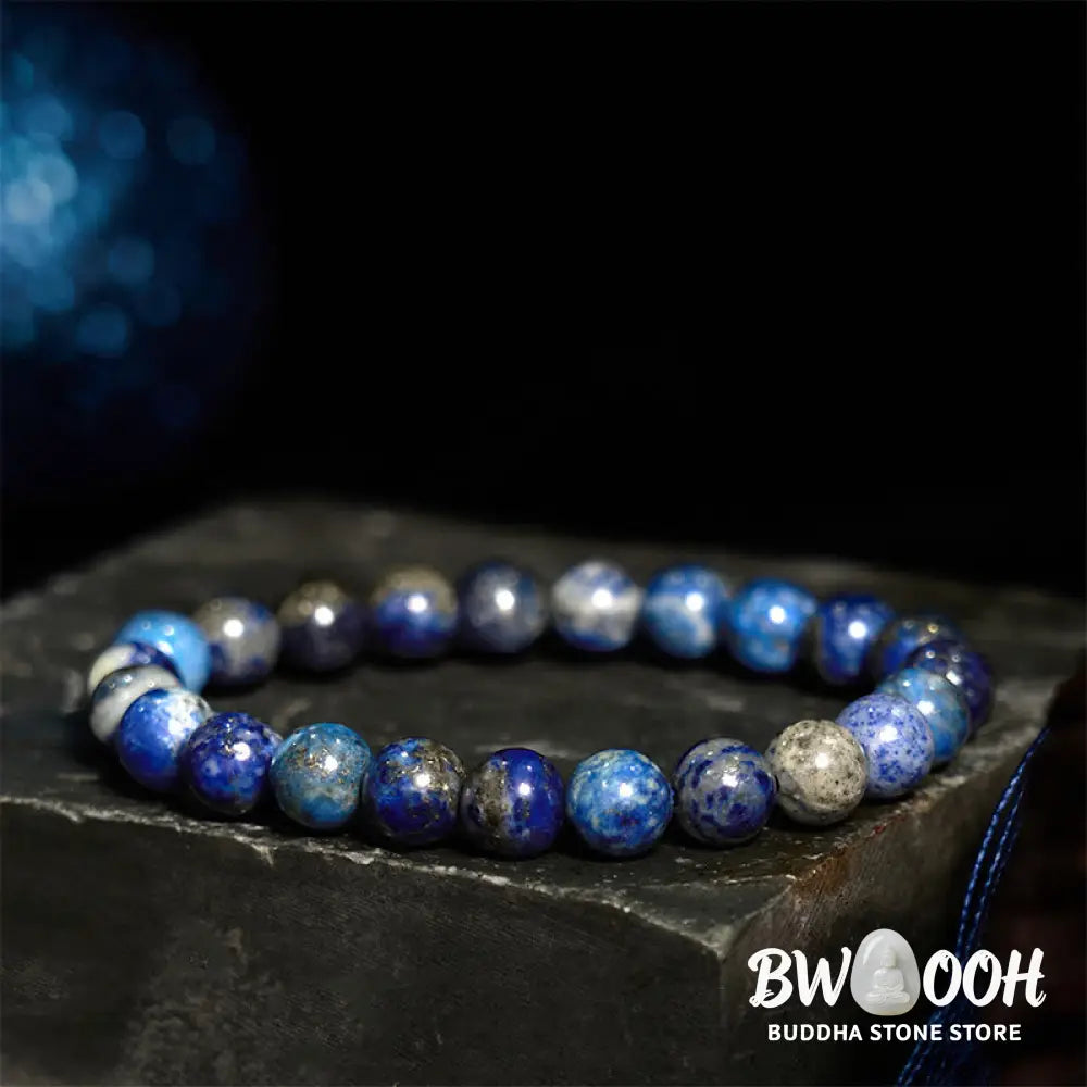 Buddha Stones Lazurite Positive Balance Bracelet - BWOOOH - Lazurite(Wrist Circumference: 14-16cm) - Bracelet