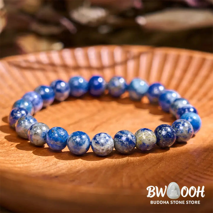 Buddha Stones Lazurite Positive Balance Bracelet - BWOOOH - Lazurite(Wrist Circumference: 14-16cm) - Bracelet
