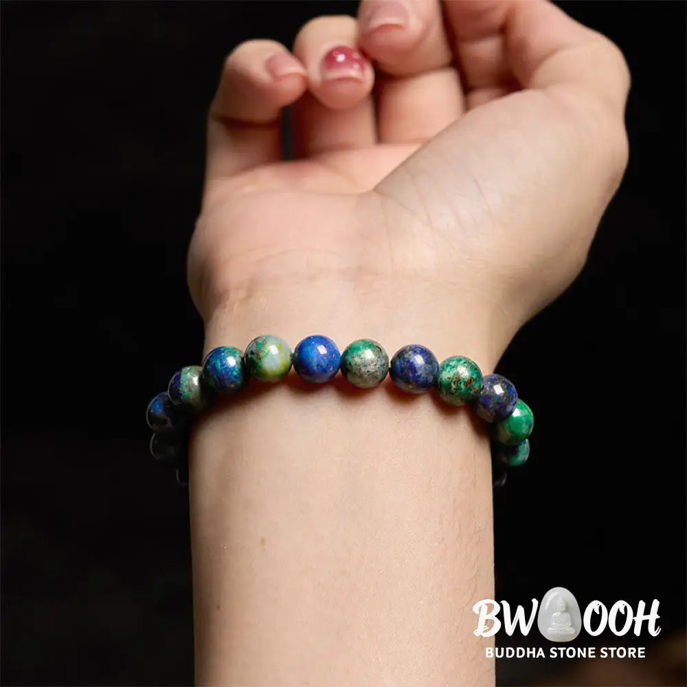 Buddha Stones Lazurite Serenity Bracelet - BWOOOH - Lazurite(Wrist Circumference: 14-15cm) - Bracelet