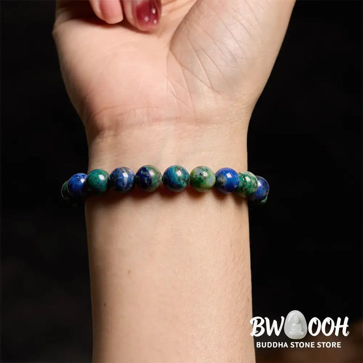 Buddha Stones Lazurite Serenity Bracelet - BWOOOH - Lazurite(Wrist Circumference: 14-15cm) - Bracelet