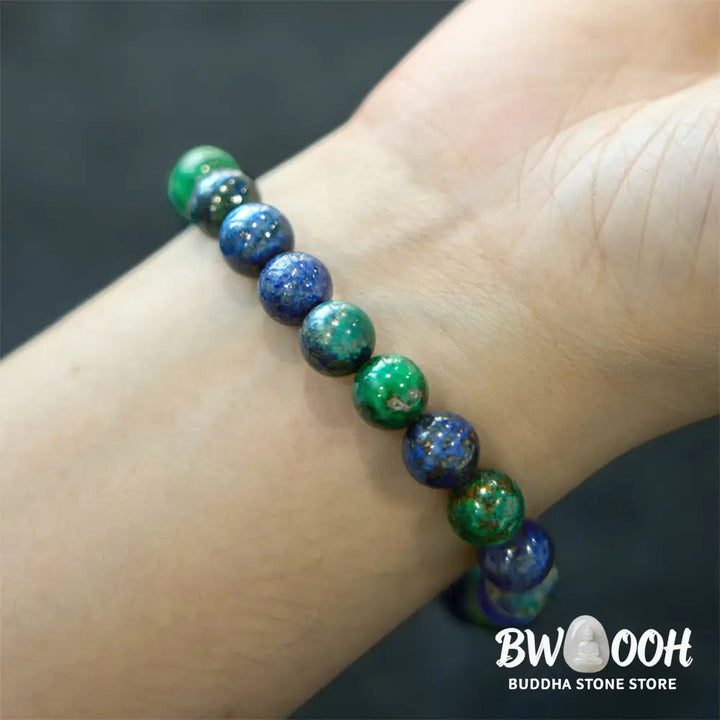 Buddha Stones Lazurite Serenity Bracelet - BWOOOH - Lazurite(Wrist Circumference: 14-15cm) - Bracelet