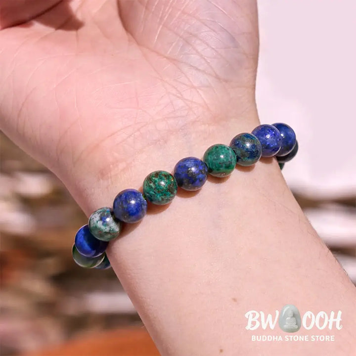Buddha Stones Lazurite Serenity Bracelet - BWOOOH - Lazurite(Wrist Circumference: 14-15cm) - Bracelet