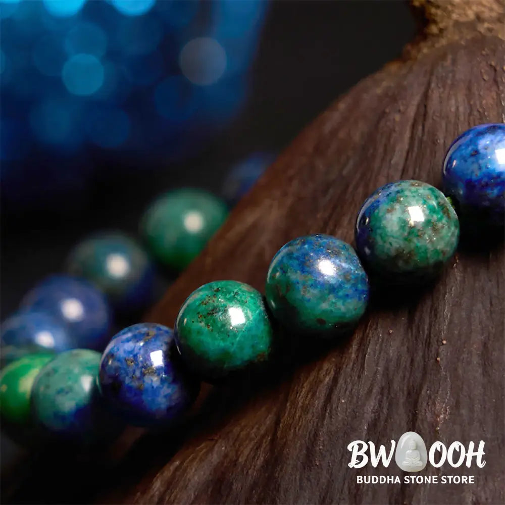 Buddha Stones Lazurite Serenity Bracelet - BWOOOH - Lazurite(Wrist Circumference: 14-15cm) - Bracelet