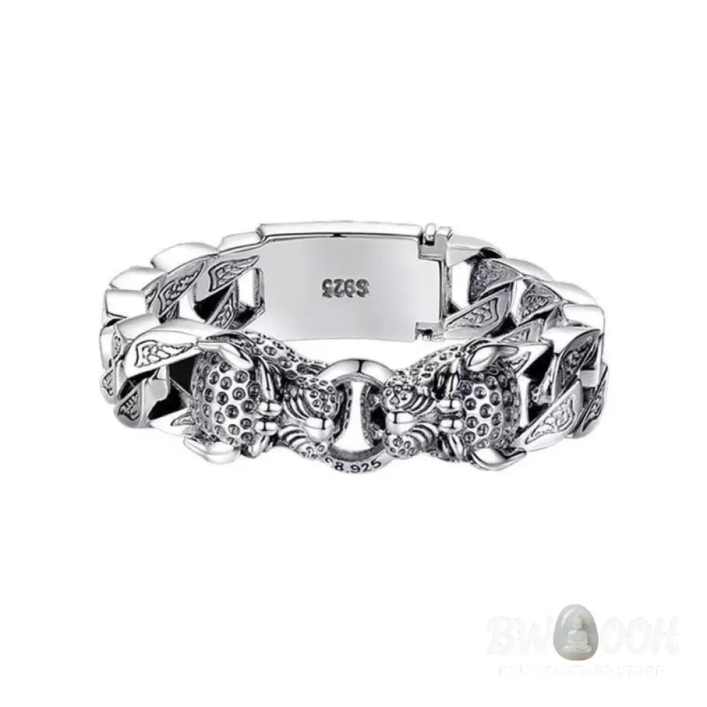 Buddha Stones Leopard Pattern Healing Balance Chain Bracelet - BWOOOH - Bracelet