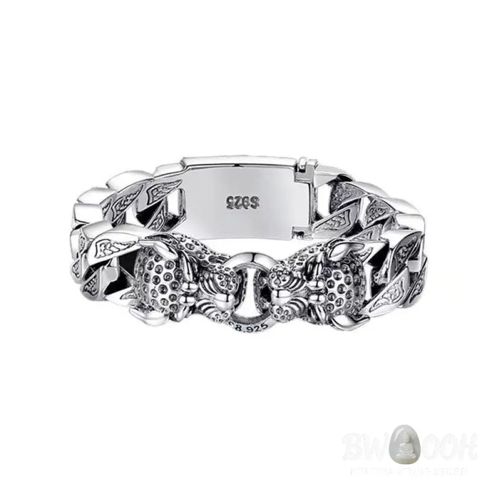 Buddha Stones Leopard Pattern Healing Balance Chain Bracelet - BWOOOH - Bracelet