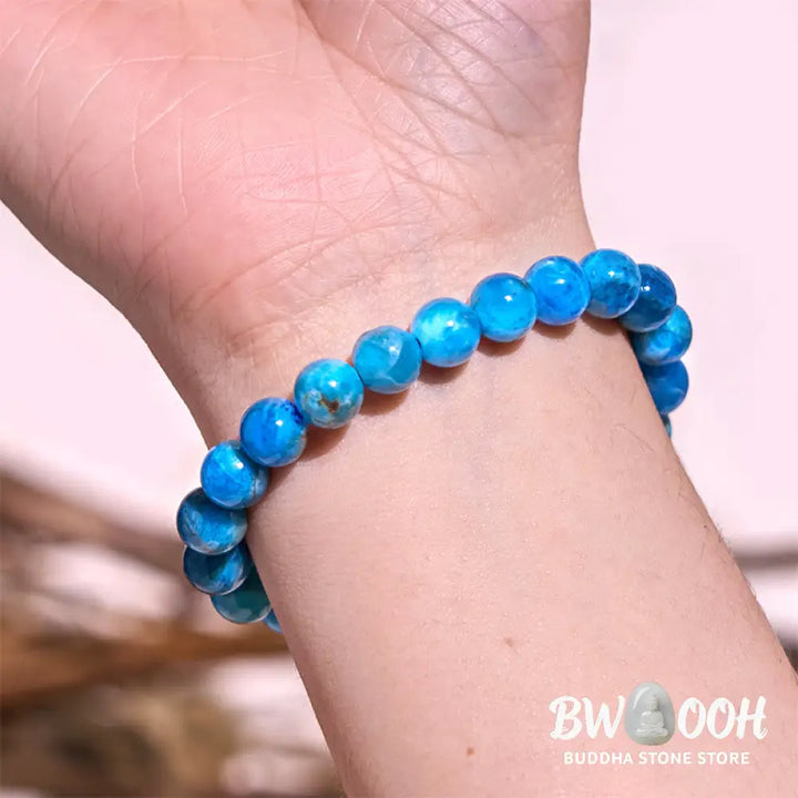 Buddha Stones Let The Past Go Blue Series Calm Tranquility Bracelet - BWOOOH - Bracelet