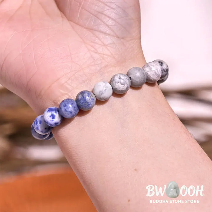 Buddha Stones Let The Past Go Blue Series Calm Tranquility Bracelet - BWOOOH - Bracelet