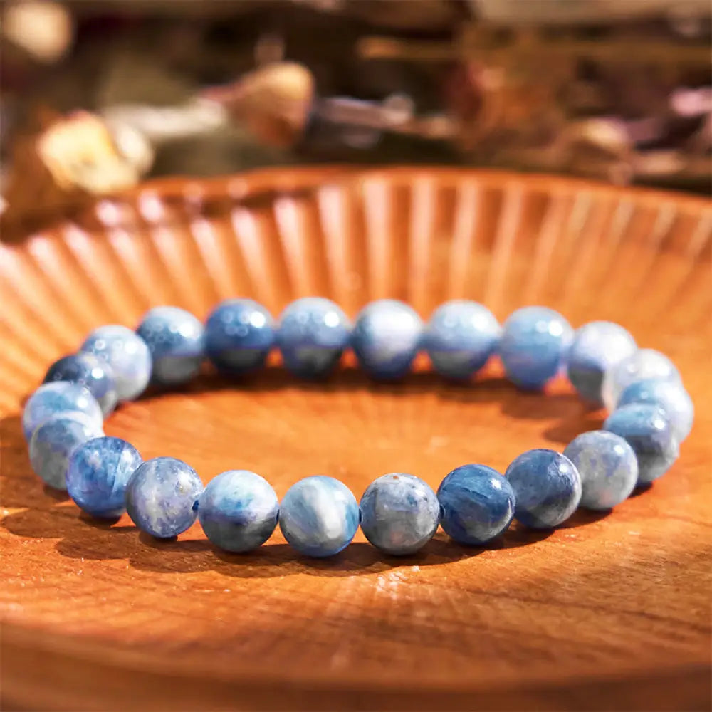Buddha Stones Let The Past Go Blue Series Calm Tranquility Bracelet - BWOOOH - Kyanite(Wrist Circumference: 14-16cm)