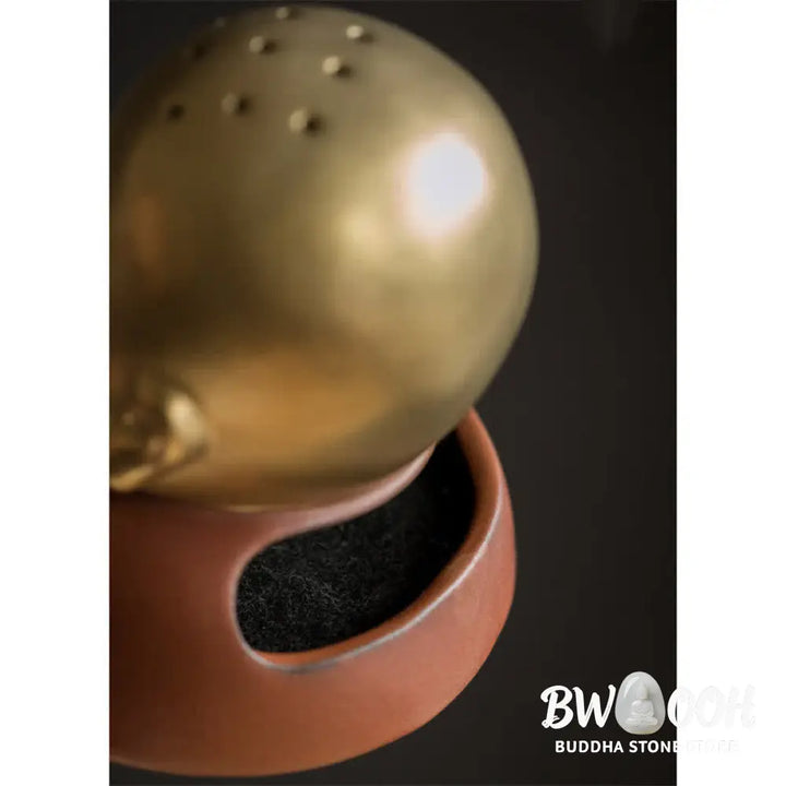 BWOOOH Little Buddha Laughing Buddha Ceramic Healing Incense Burner - Little Buddha - Incense Burner