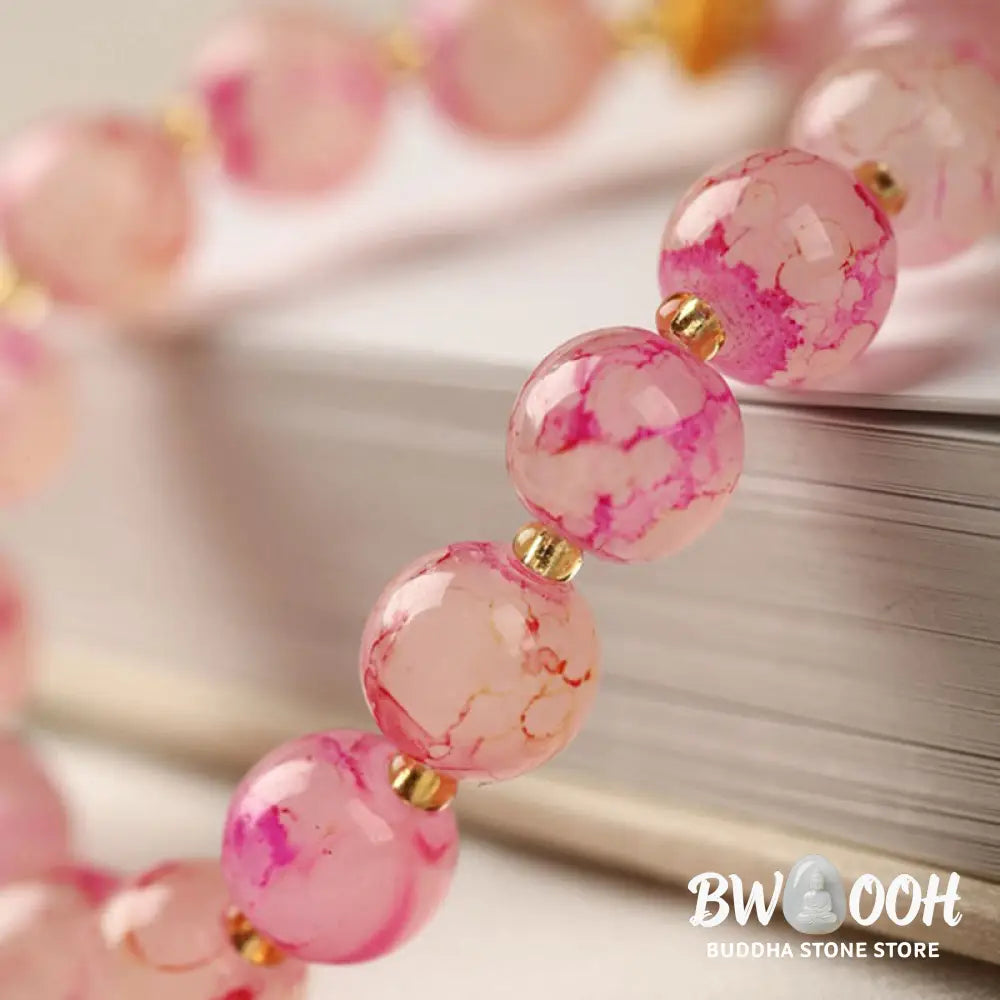 Buddha Stones Liuli Glass Bead Blessing Harmony Bracelet - BWOOOH - Bracelet