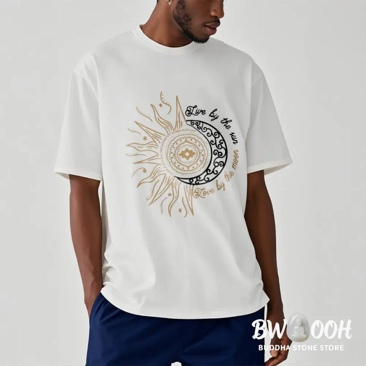 Buddha Stones Live By The Sun Love By The Moon Tee T-shirt - T-Shirts