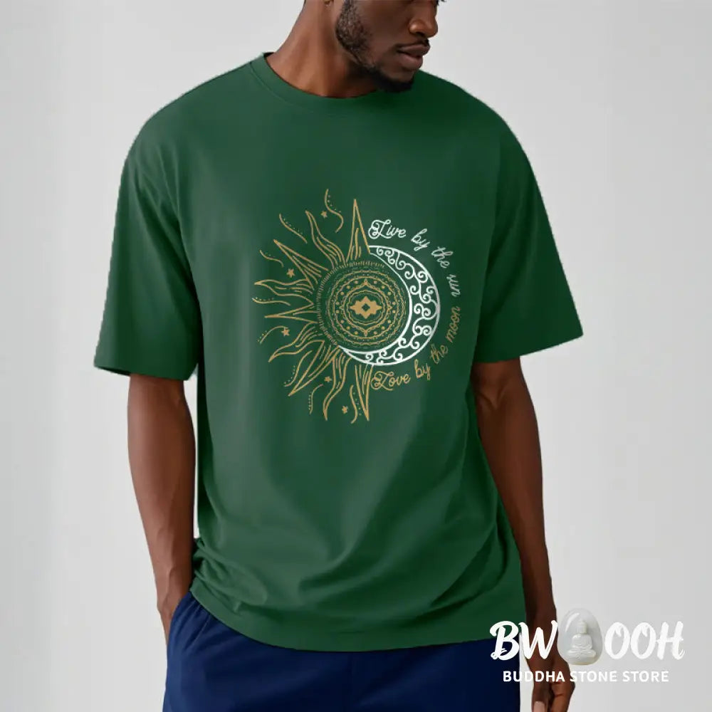 Buddha Stones Live By The Sun Love By The Moon Tee T-shirt - T-Shirts