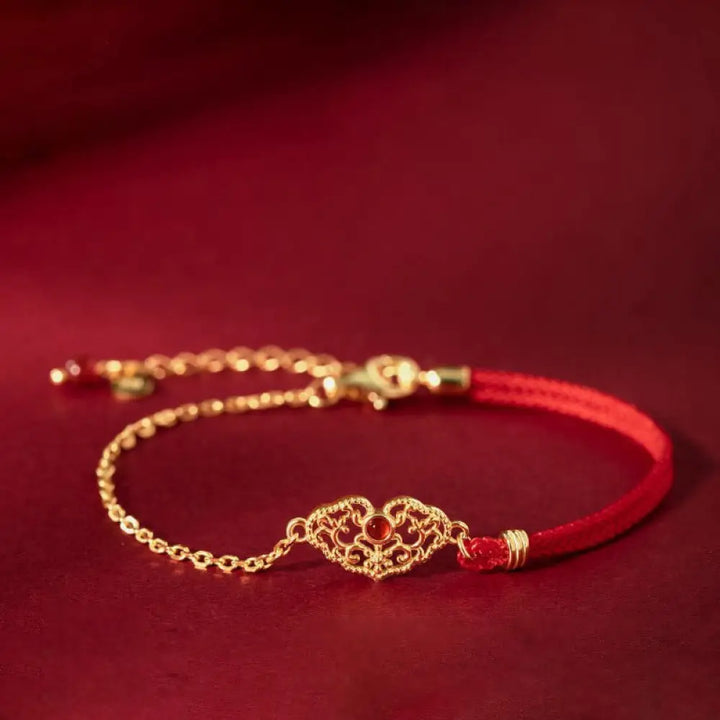 BWOOOH Lock of Good Wishes Luck Strength Chain Bracelet - BWOOOH - 14-19cm - Bracelet