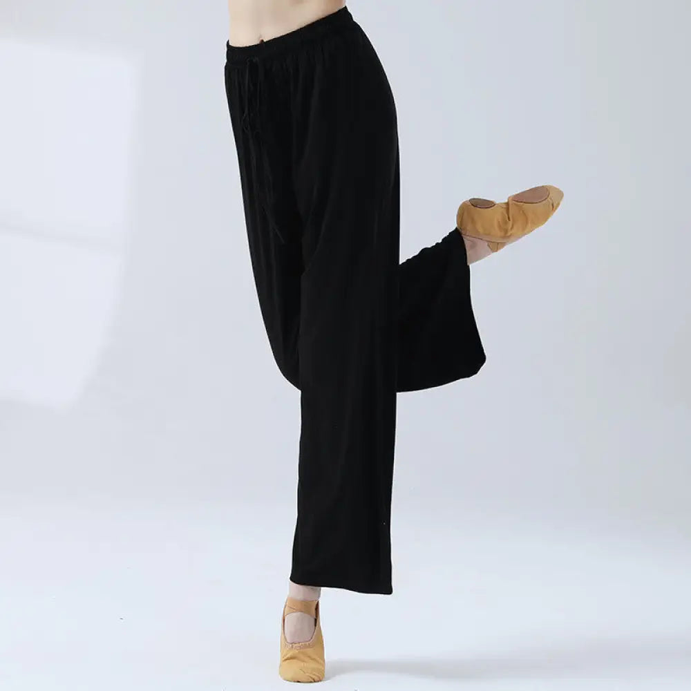 BWOOOH printed wide-leg yoga pants - Loose Modal Drawstring Wide Leg Pants Fo